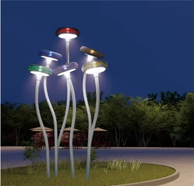 Lampione paesaggistico a led in alluminio per luce da percorso da giardino 3M-6M